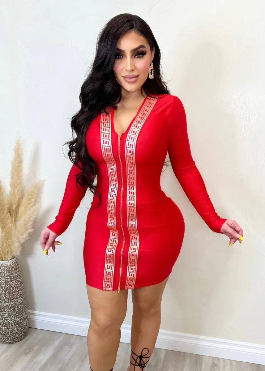 Perfect Love Dress Red