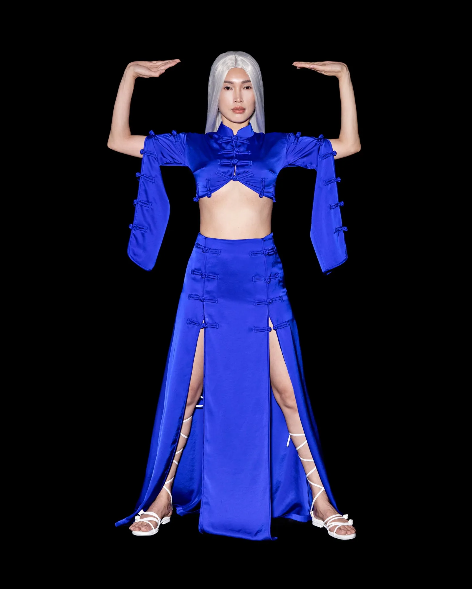 Qipao Zhan (Neon Cobalt)