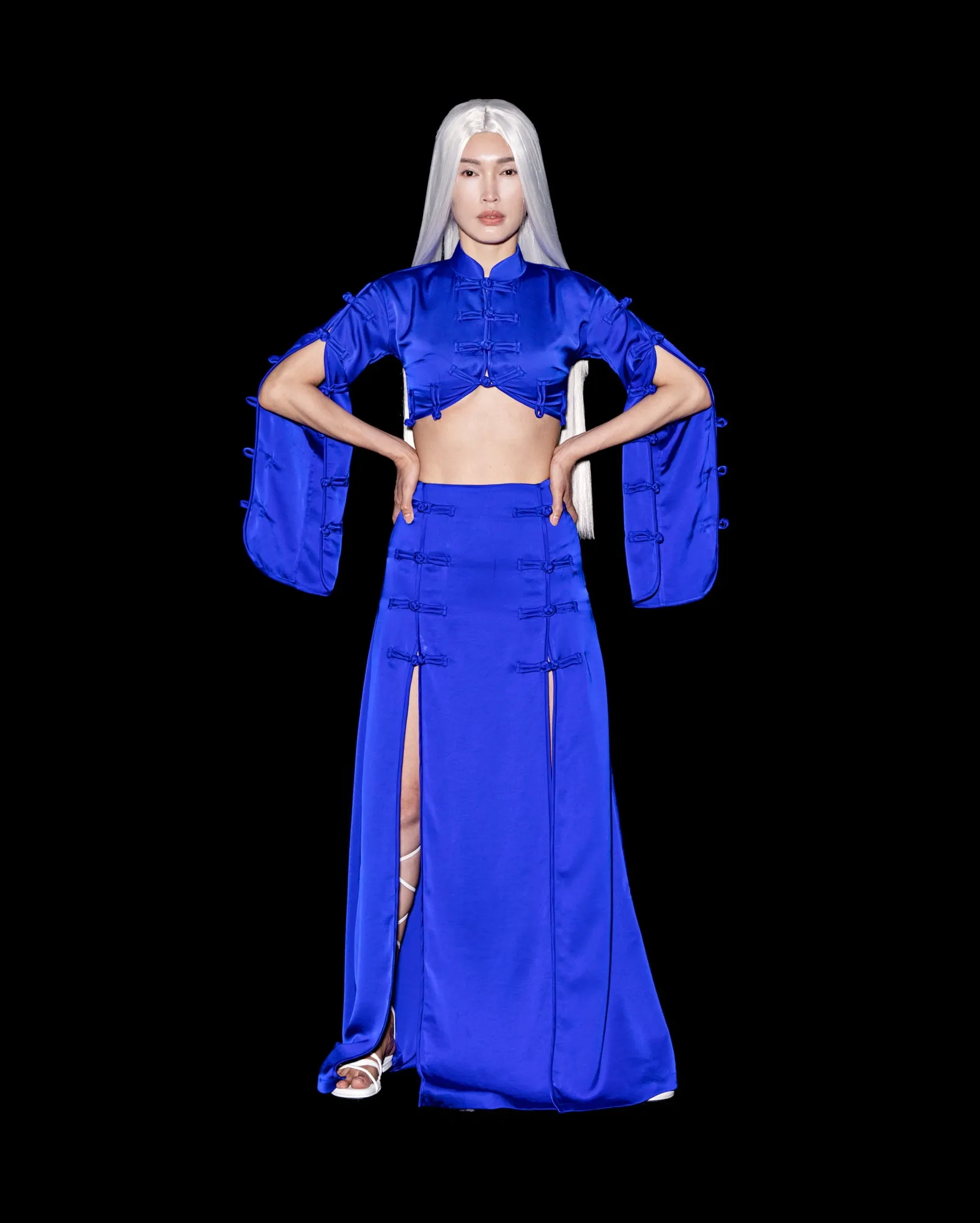 Qipao Zhan (Neon Cobalt)