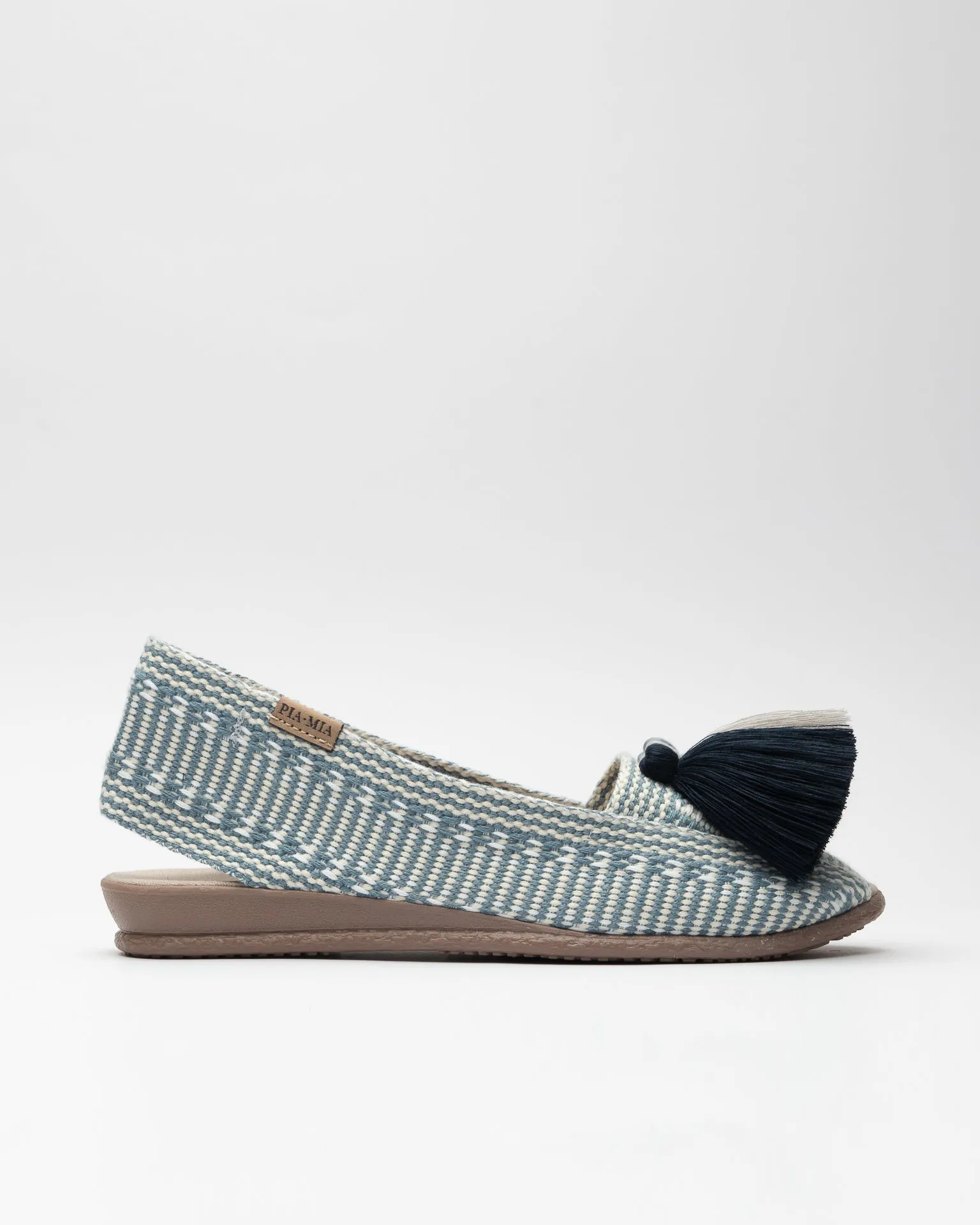 Silver Blue Espadrilles