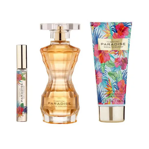 Sofia Vergara Tempting Paradise 3pc Gift Set EDP 3.4 oz 100 ml