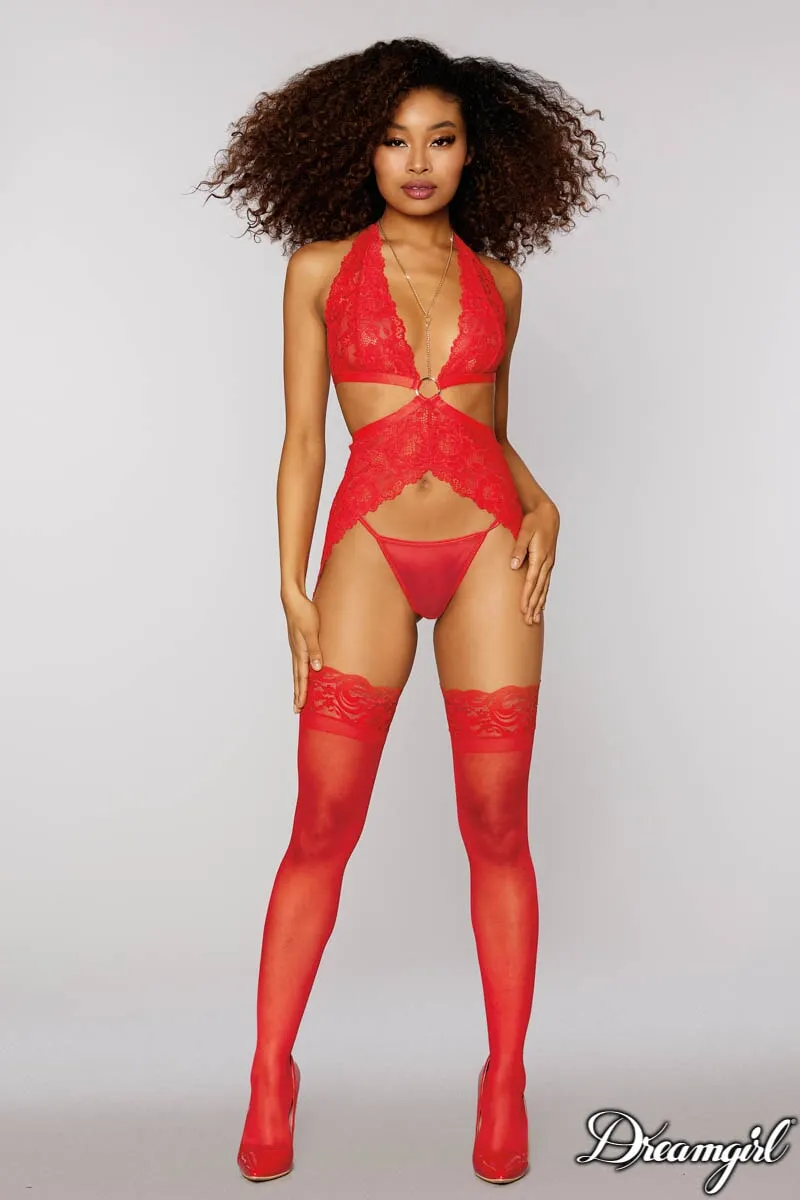 Stretch Lace Garter Slip