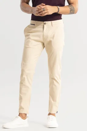 Stygian Beige Linen Pant