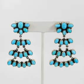 Turquoise Chandelier Earrings