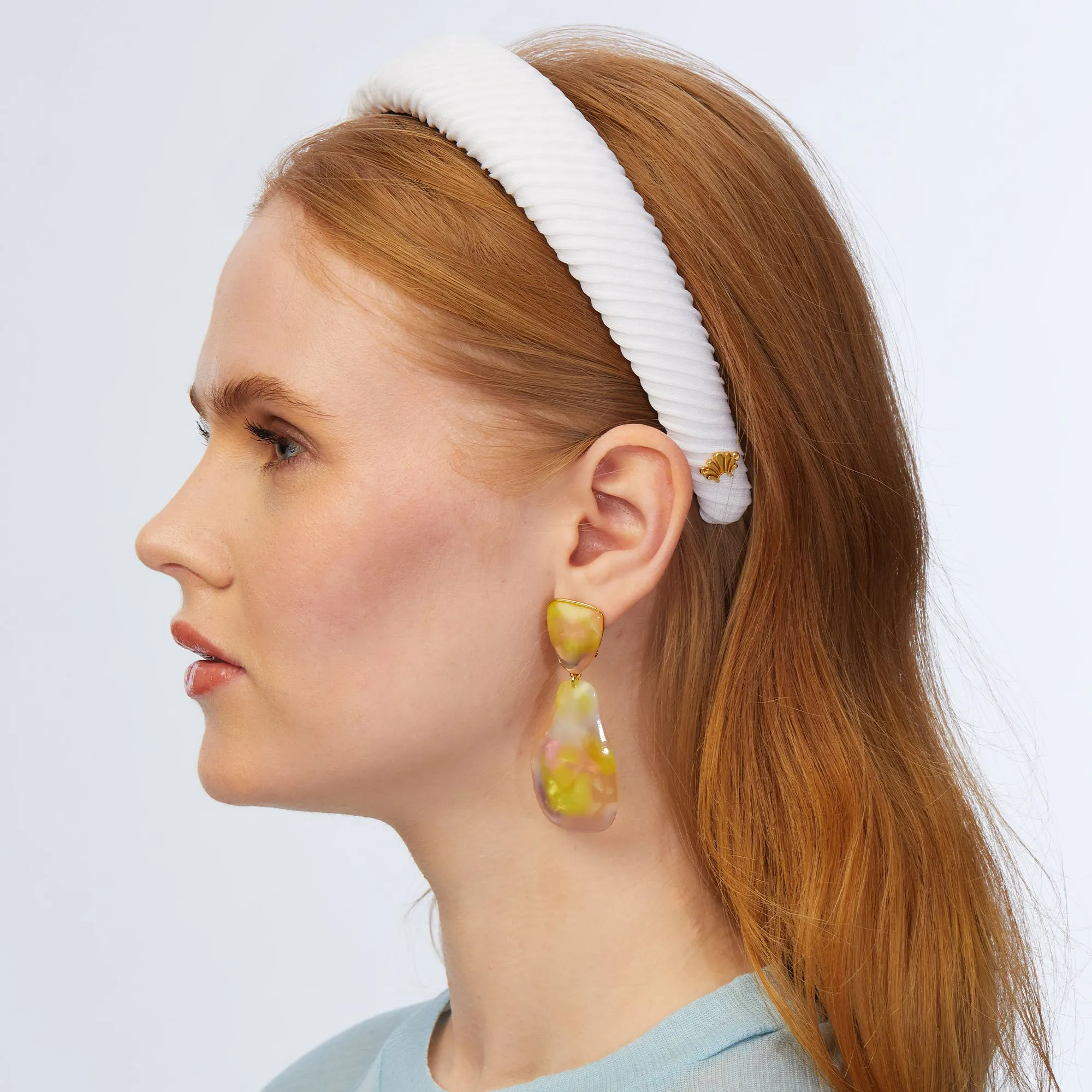 WHITE SWIMMER ALICE HEADBAND