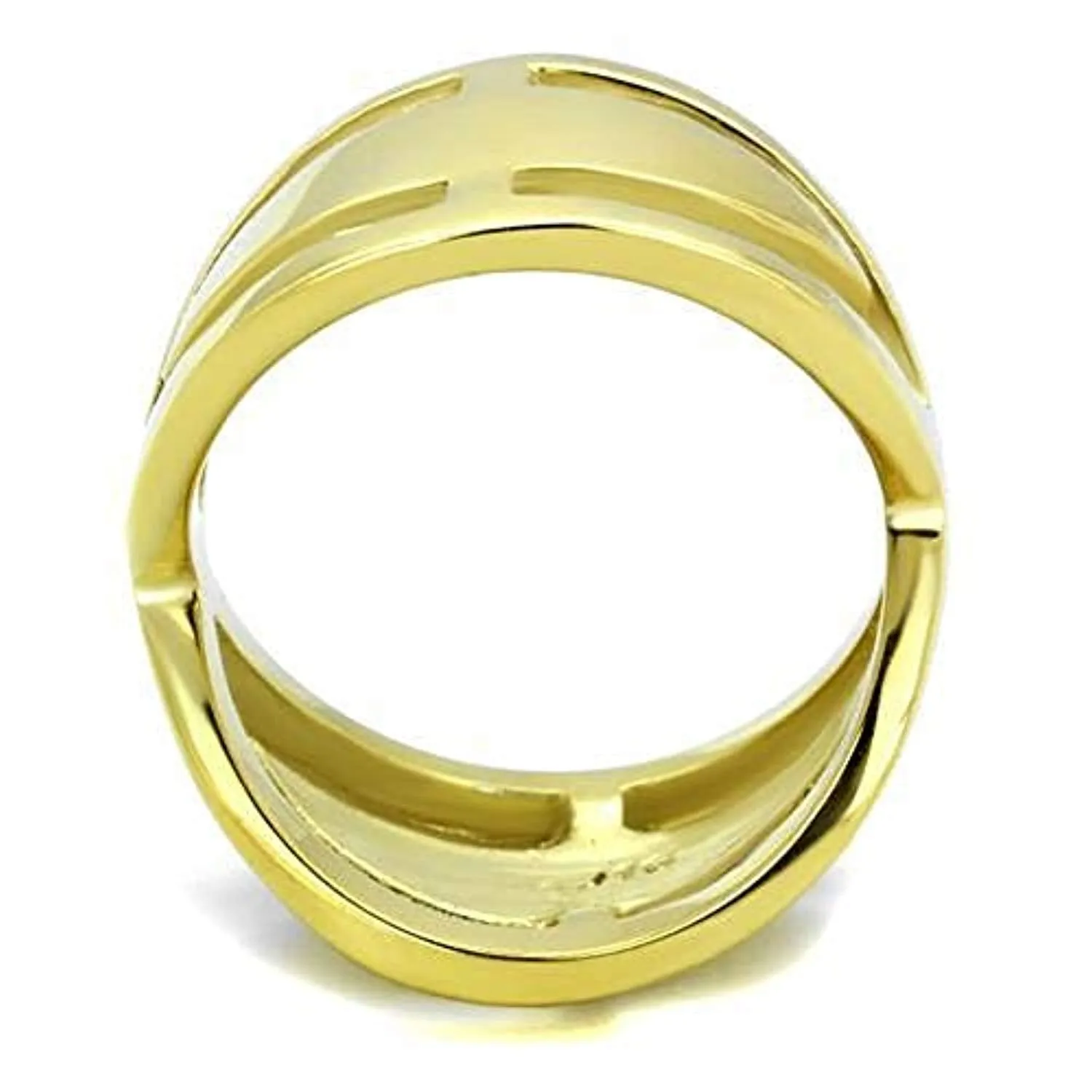 WildKlass Stainless Steel Ring IP Gold Women