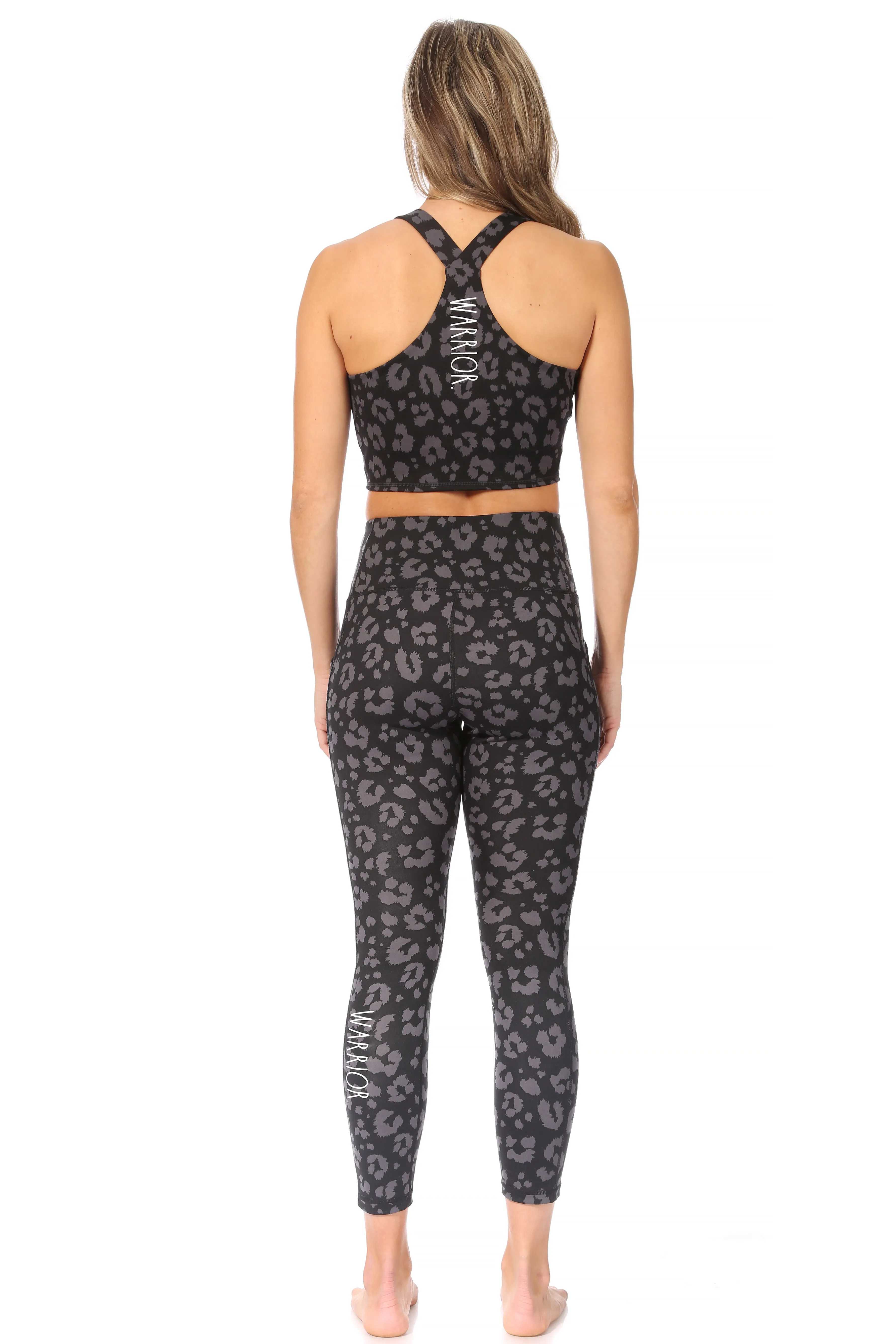 Women's "WARRIOR" High-Waisted Performance Legging with Two Side Pockets